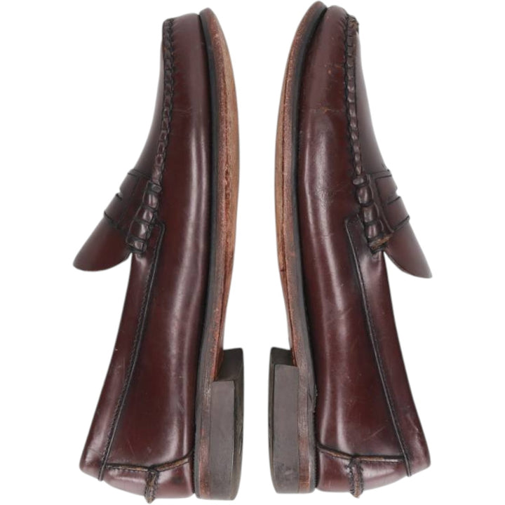 Sebago coin loafers, size 9E Men's 27.0cm genuine leather red type reddish brown Vintage Second Hand