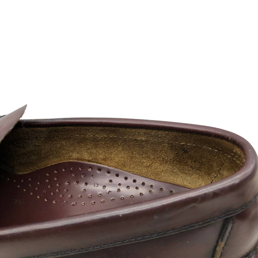 Sebago coin loafers, size 9E Men's 27.0cm genuine leather red type reddish brown Vintage Second Hand