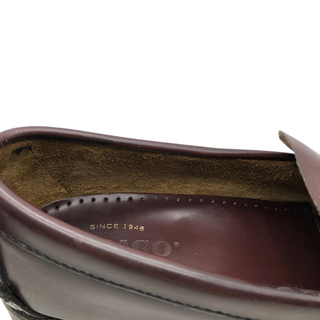 Sebago coin loafers, size 9E Men's 27.0cm genuine leather red type reddish brown Vintage Second Hand