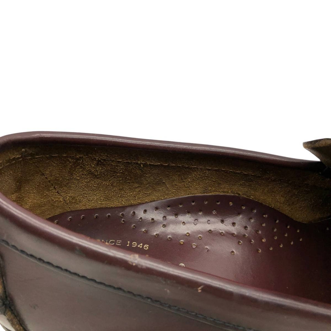 Sebago coin loafers, size 9E Men's 27.0cm genuine leather red type reddish brown Vintage Second Hand