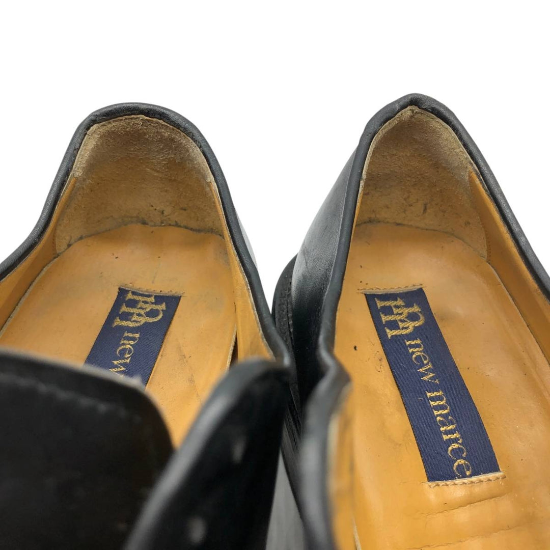 New Marcel Square Toe Plain Toe Shoes, Size 42 Men's 28.0cm unclear black type Vintage Second Hand