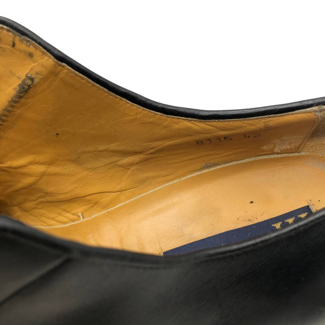 New Marcel Square Toe Plain Toe Shoes, Size 42 Men's 28.0cm unclear black type Vintage Second Hand
