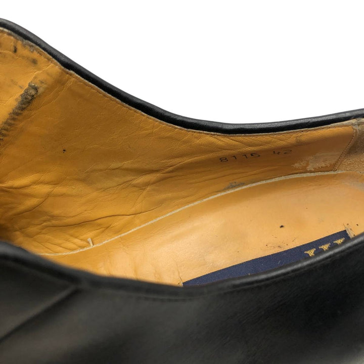 New Marcel Square Toe Plain Toe Shoes, Size 42 Men's 28.0cm unclear black type Vintage Second Hand