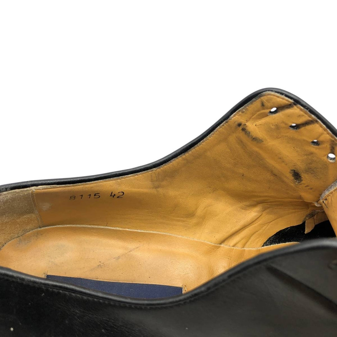 New Marcel Square Toe Plain Toe Shoes, Size 42 Men's 28.0cm unclear black type Vintage Second Hand