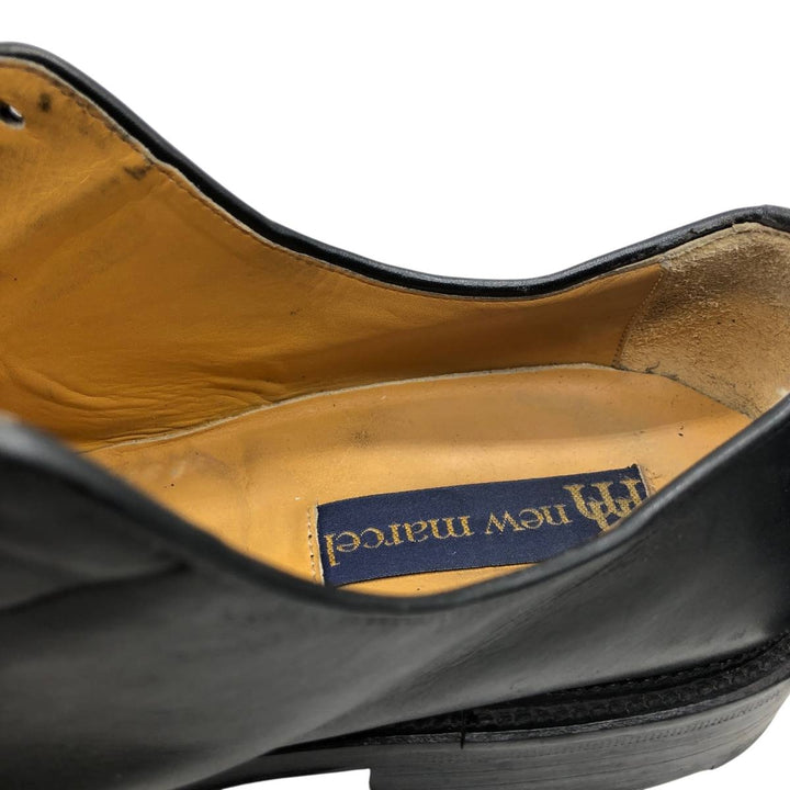 New Marcel Square Toe Plain Toe Shoes, Size 42 Men's 28.0cm unclear black type Vintage Second Hand