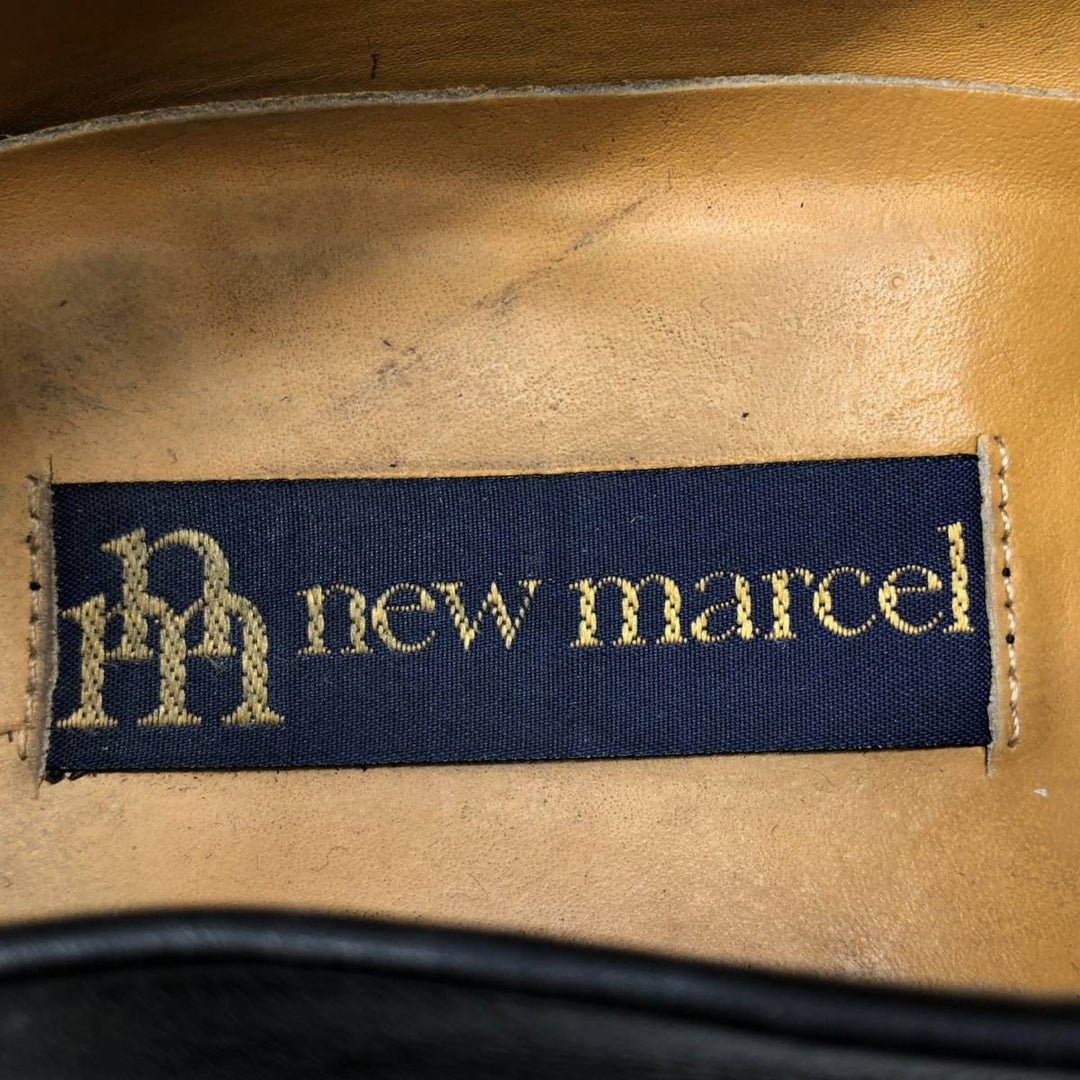 New Marcel Square Toe Plain Toe Shoes, Size 42 Men's 28.0cm unclear black type Vintage Second Hand