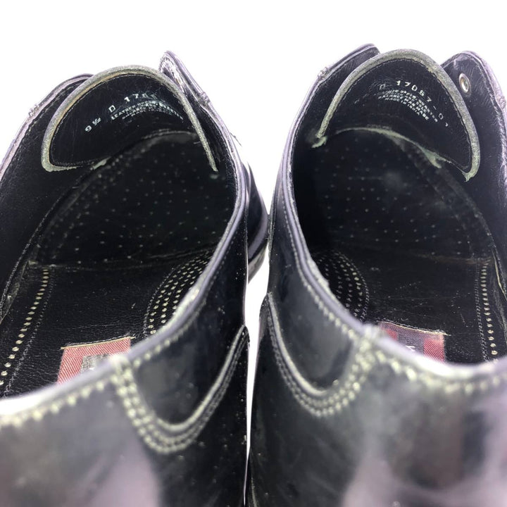 Florsheim Straight Tip Shoes 9 1/2D Men's 27.5cm genuine leather black type Vintage Second Hand