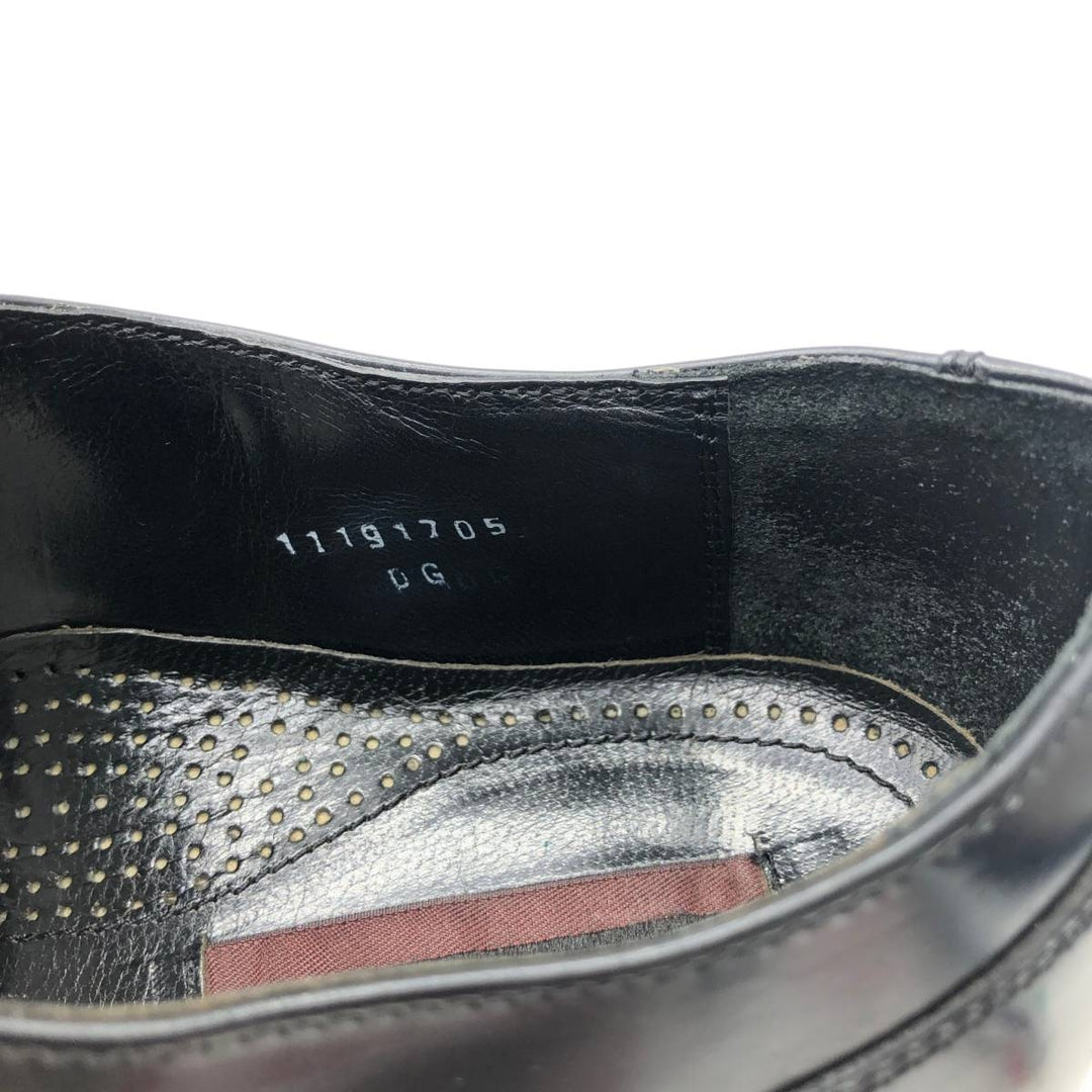 Florsheim Straight Tip Shoes 9 1/2D Men's 27.5cm genuine leather black type Vintage Second Hand