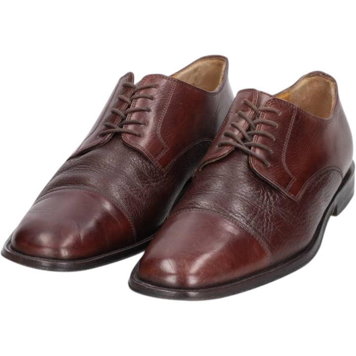 Johnston & Murphy straight-tip shoes, size 9M Men's 27.0cm genuine leather burgundy type Vintage Second Hand