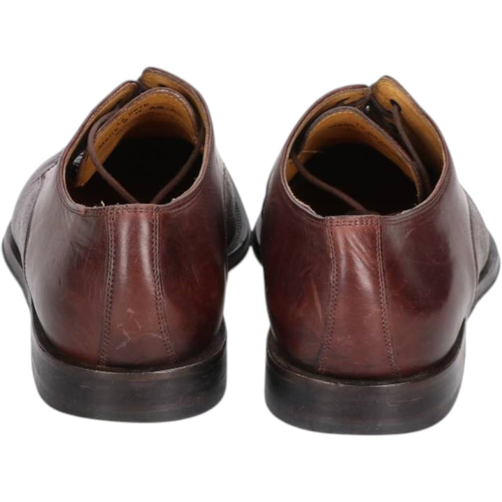 Johnston & Murphy straight-tip shoes, size 9M Men's 27.0cm genuine leather burgundy type Vintage Second Hand