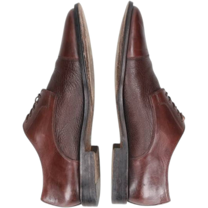 Johnston & Murphy straight-tip shoes, size 9M Men's 27.0cm genuine leather burgundy type Vintage Second Hand