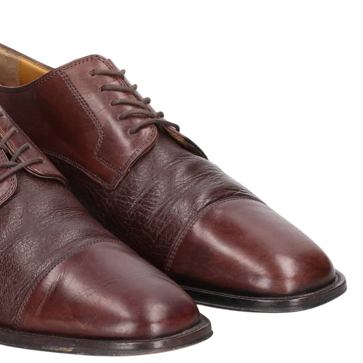 Johnston & Murphy straight-tip shoes, size 9M Men's 27.0cm genuine leather burgundy type Vintage Second Hand