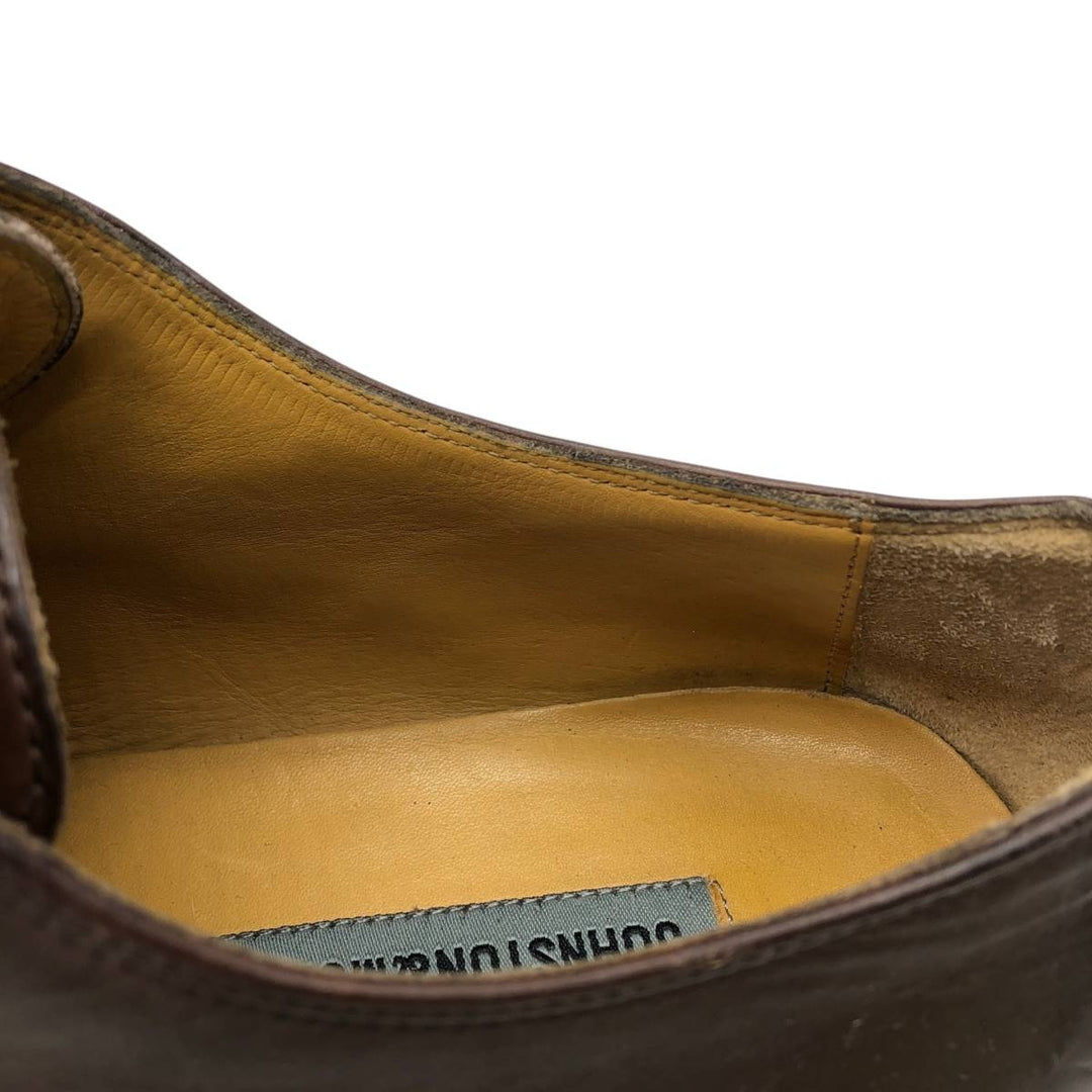 Johnston & Murphy straight-tip shoes, size 9M Men's 27.0cm genuine leather burgundy type Vintage Second Hand