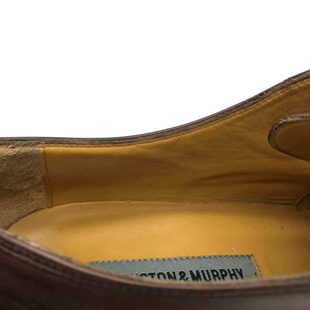 Johnston & Murphy straight-tip shoes, size 9M Men's 27.0cm genuine leather burgundy type Vintage Second Hand