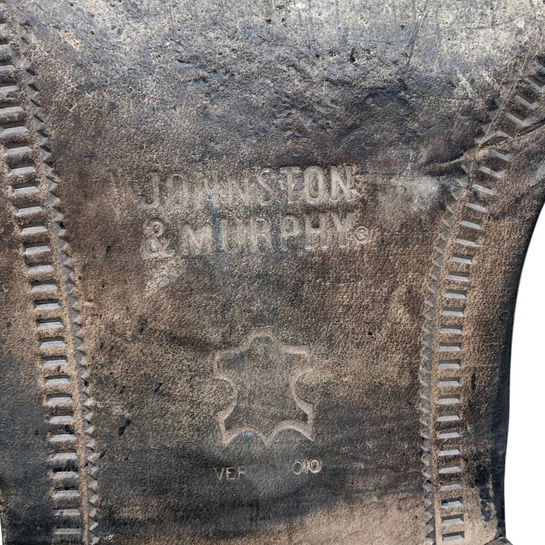 Johnston & Murphy straight-tip shoes, size 9M Men's 27.0cm genuine leather burgundy type Vintage Second Hand