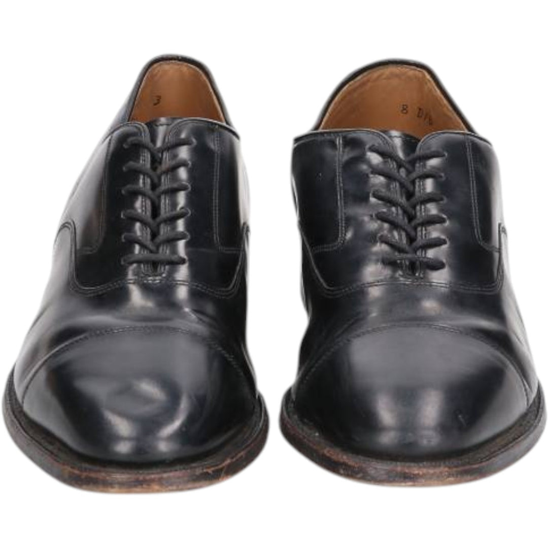 Johnston and Murphy straight-tip shoes, size 8D Men's 26.0cm unclear black type Vintage Second Hand