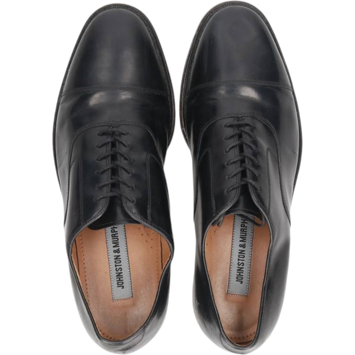 Johnston and Murphy straight-tip shoes, size 8D Men's 26.0cm unclear black type Vintage Second Hand