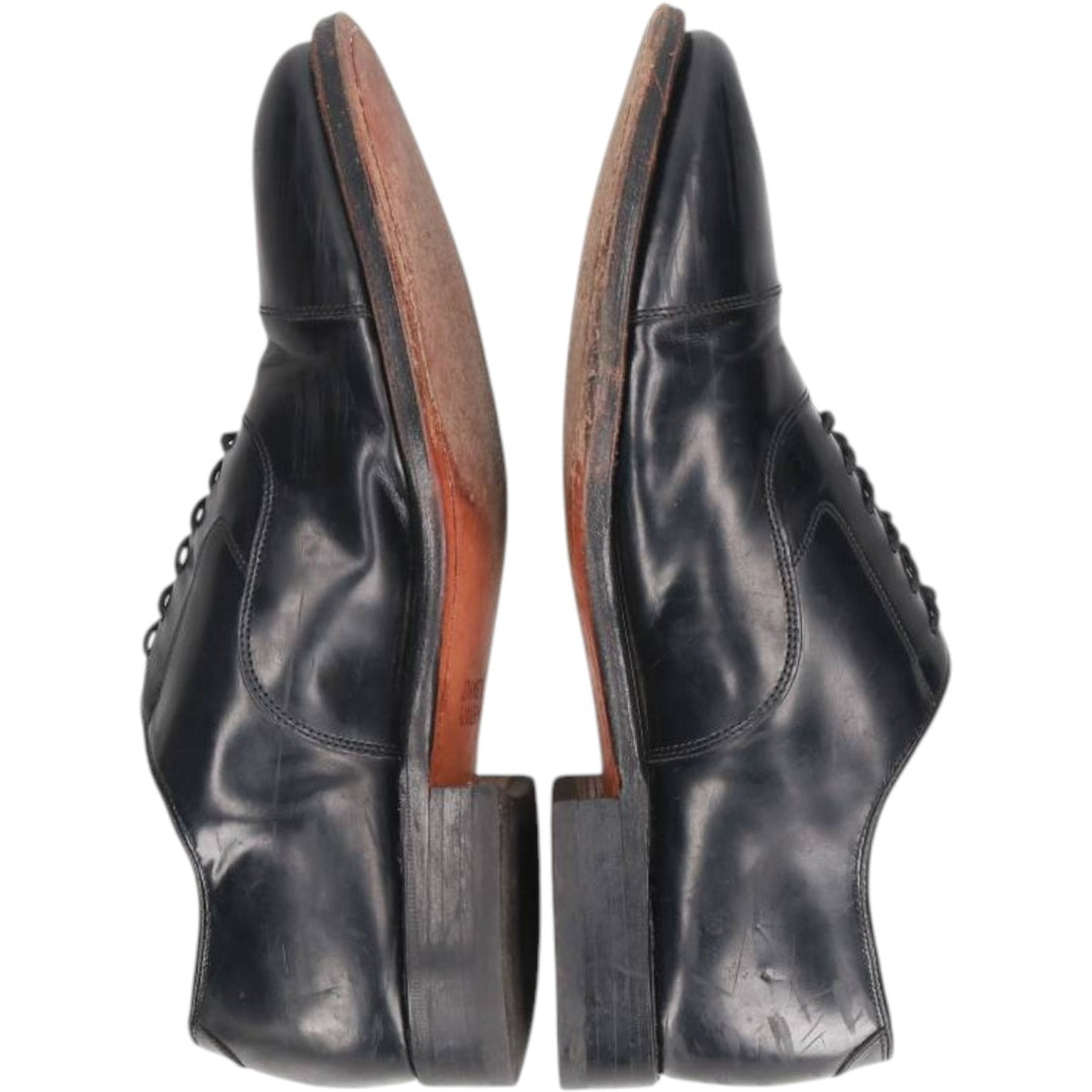 Johnston and Murphy straight-tip shoes, size 8D Men's 26.0cm unclear black type Vintage Second Hand