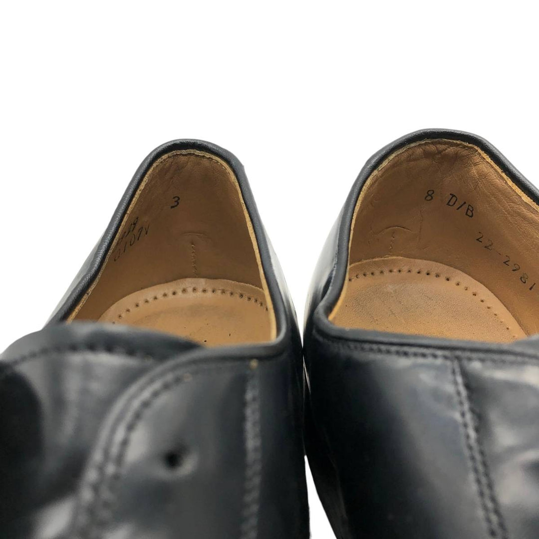 Johnston and Murphy straight-tip shoes, size 8D Men's 26.0cm unclear black type Vintage Second Hand
