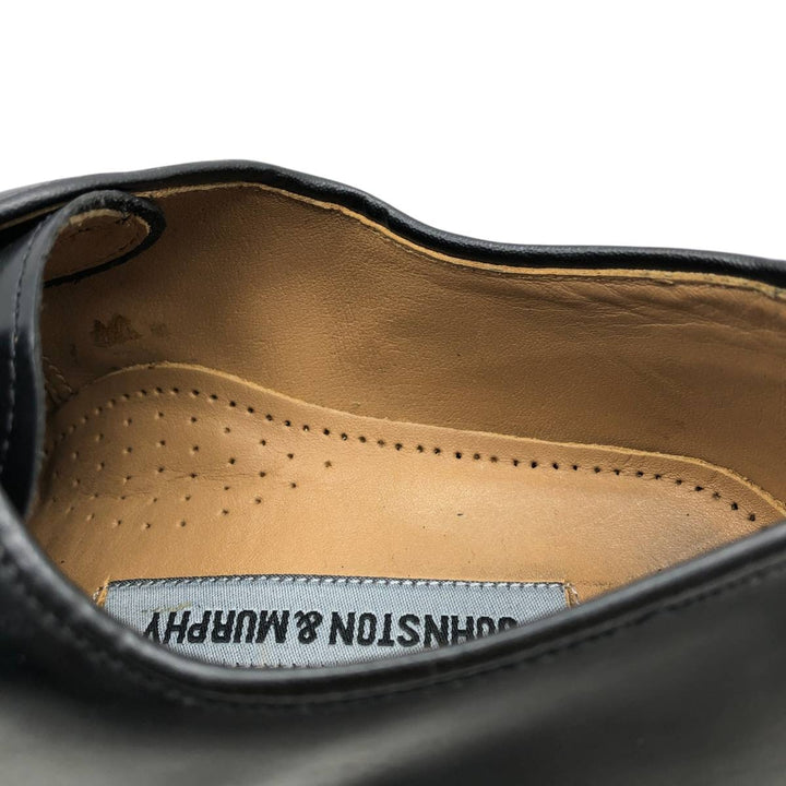 Johnston and Murphy straight-tip shoes, size 8D Men's 26.0cm unclear black type Vintage Second Hand
