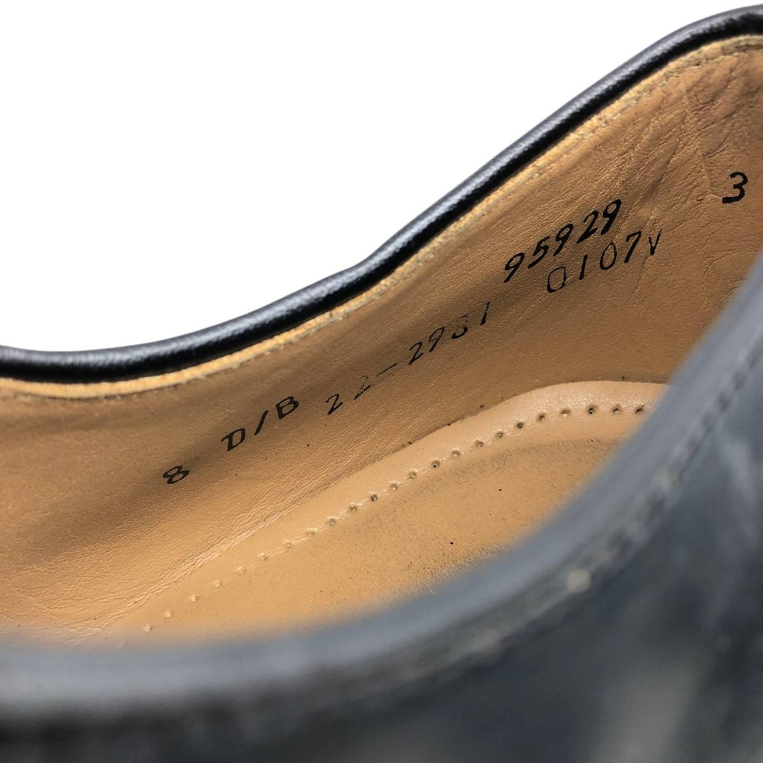 Johnston and Murphy straight-tip shoes, size 8D Men's 26.0cm unclear black type Vintage Second Hand
