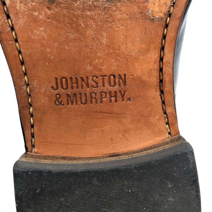 Johnston and Murphy straight-tip shoes, size 8D Men's 26.0cm unclear black type Vintage Second Hand