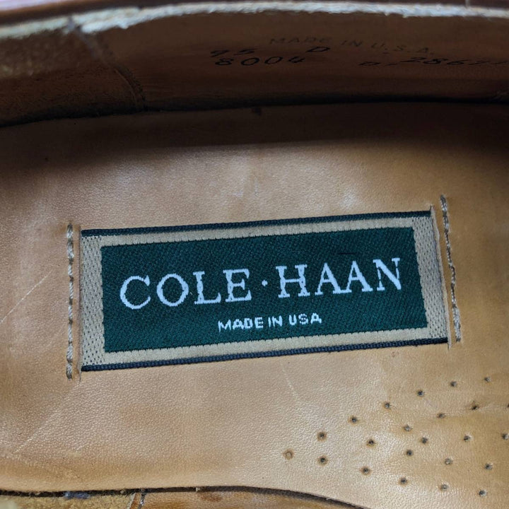 Cole Haan straight-tip shoes, made in the USA, size 95 D Men's 27.5cm unclear burgundy type Vintage Second Hand