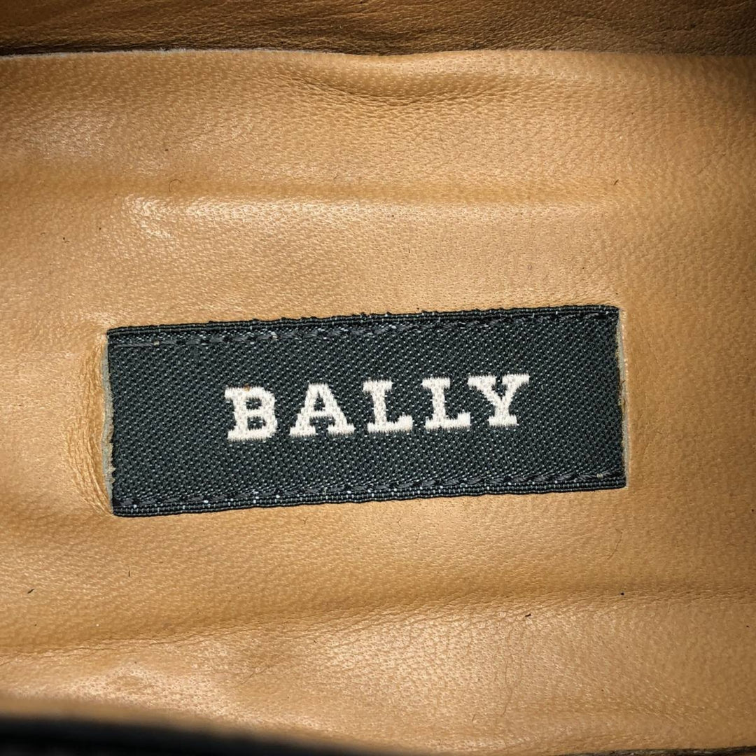 Bally DUOMO wingtip shoes, made in Italy, size 8 1/2E Men's 27.0cm genuine leather black type Vintage Second Hand