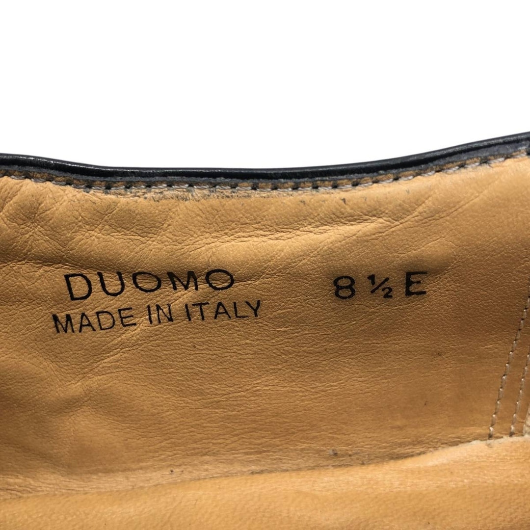 Bally DUOMO wingtip shoes, made in Italy, size 8 1/2E Men's 27.0cm genuine leather black type Vintage Second Hand