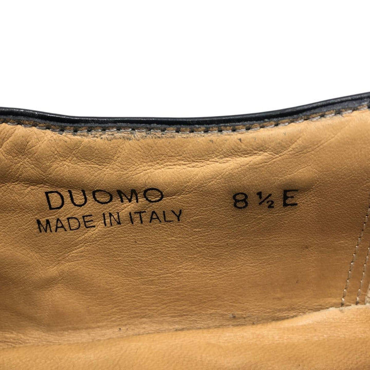 Bally DUOMO wingtip shoes, made in Italy, size 8 1/2E Men's 27.0cm genuine leather black type Vintage Second Hand