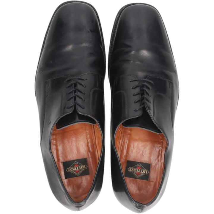LOTTUSSE Square Toe Plain Toe Shoes Size 9 Men's 27.5cm unclear black type Vintage Second Hand