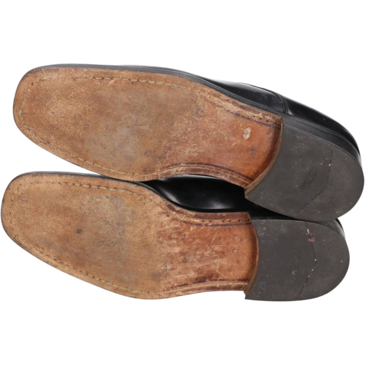 LOTTUSSE Square Toe Plain Toe Shoes Size 9 Men's 27.5cm unclear black type Vintage Second Hand