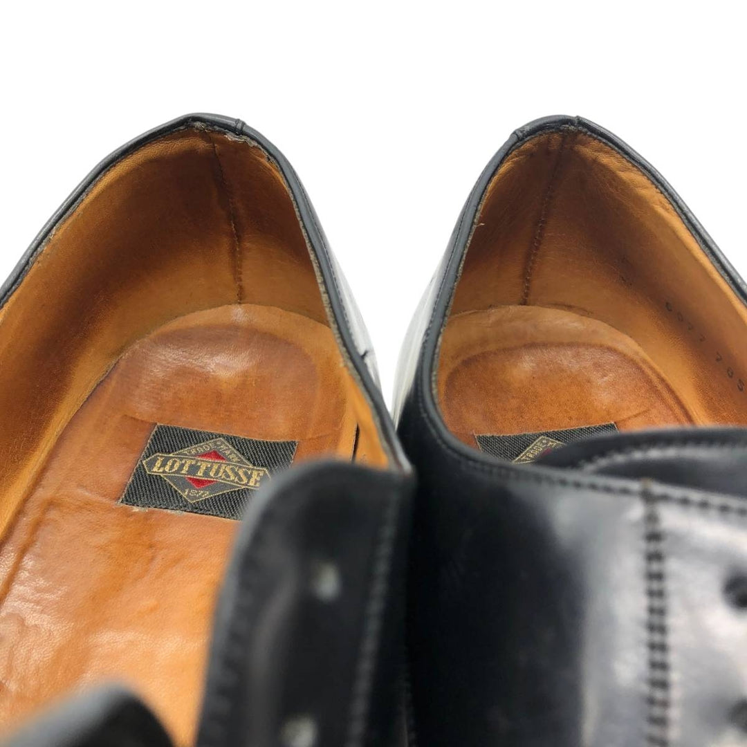 LOTTUSSE Square Toe Plain Toe Shoes Size 9 Men's 27.5cm unclear black type Vintage Second Hand