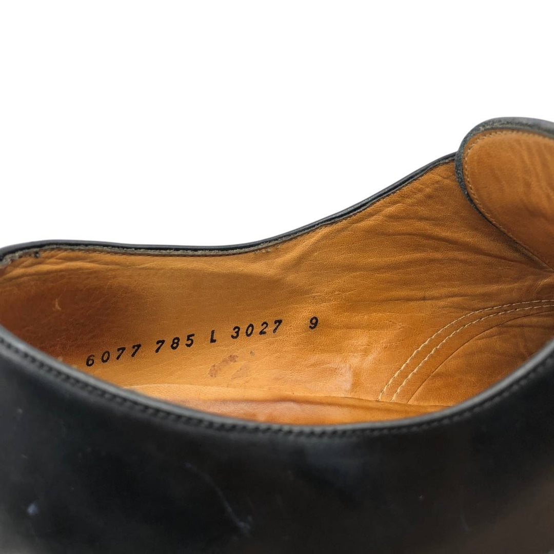 LOTTUSSE Square Toe Plain Toe Shoes Size 9 Men's 27.5cm unclear black type Vintage Second Hand