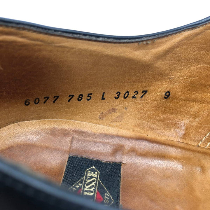 LOTTUSSE Square Toe Plain Toe Shoes Size 9 Men's 27.5cm unclear black type Vintage Second Hand