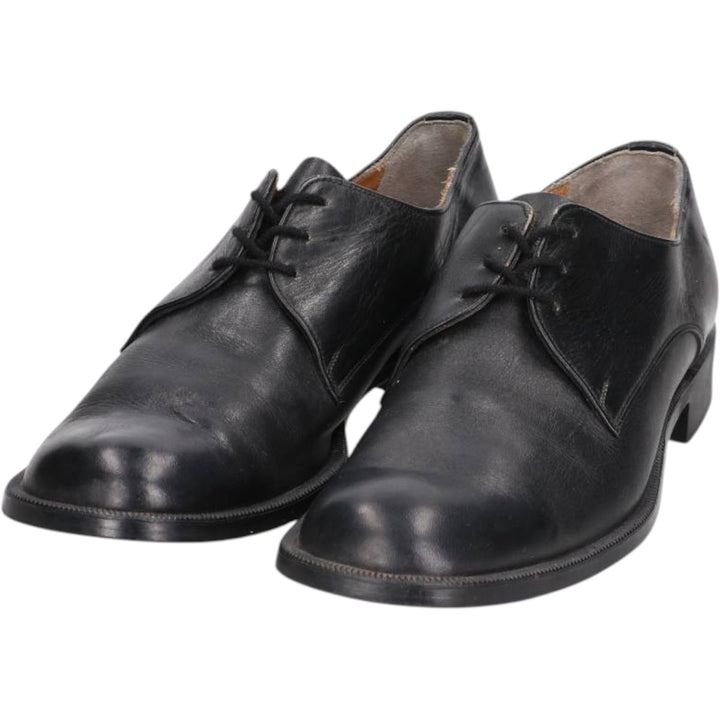 German Army MANZ Military Service Shoes, Made in Germany, Size 18 Men's 26.5cm unclear black type Vintage Second Hand