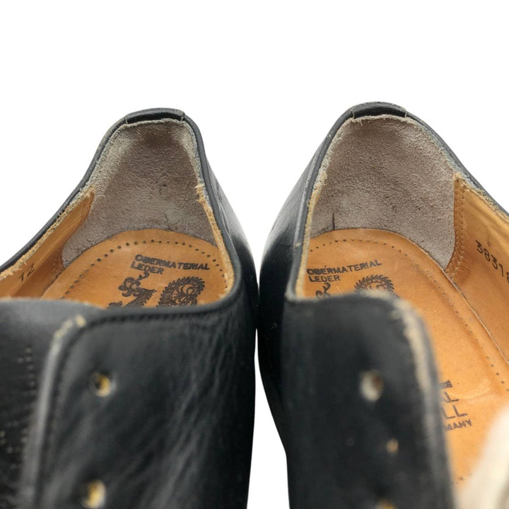 German Army MANZ Military Service Shoes, Made in Germany, Size 18 Men's 26.5cm unclear black type Vintage Second Hand