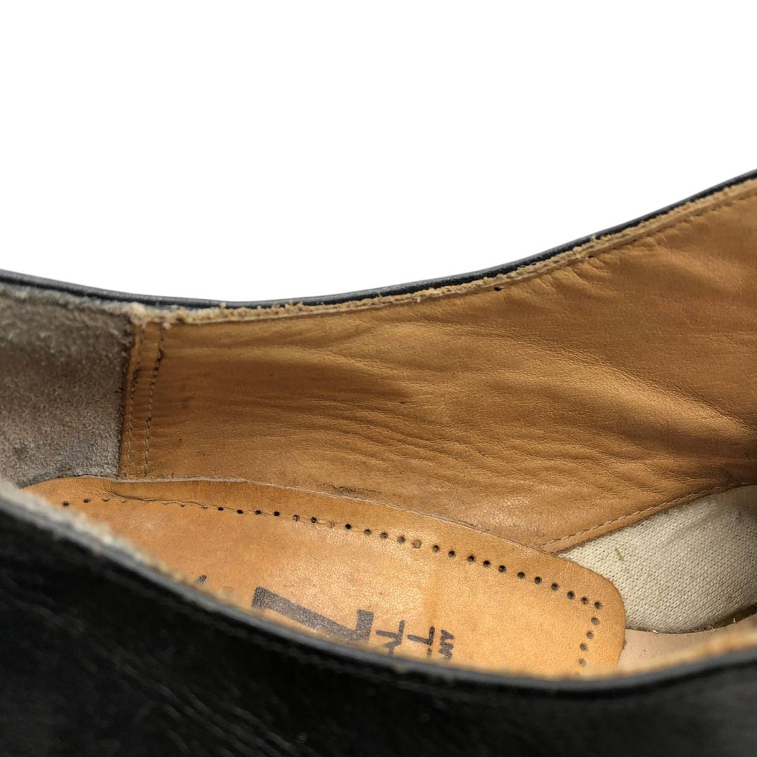 German Army MANZ Military Service Shoes, Made in Germany, Size 18 Men's 26.5cm unclear black type Vintage Second Hand