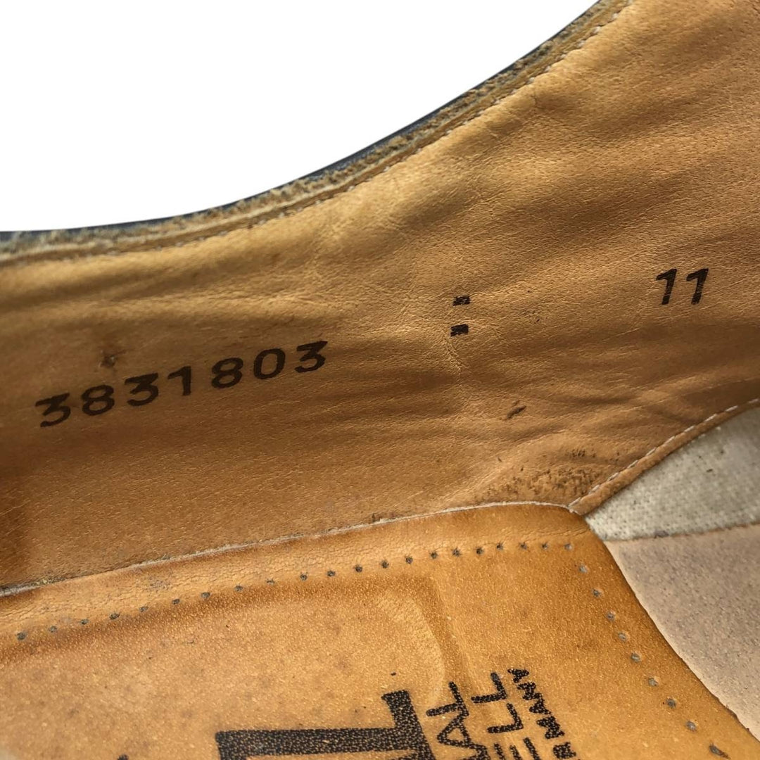 German Army MANZ Military Service Shoes, Made in Germany, Size 18 Men's 26.5cm unclear black type Vintage Second Hand