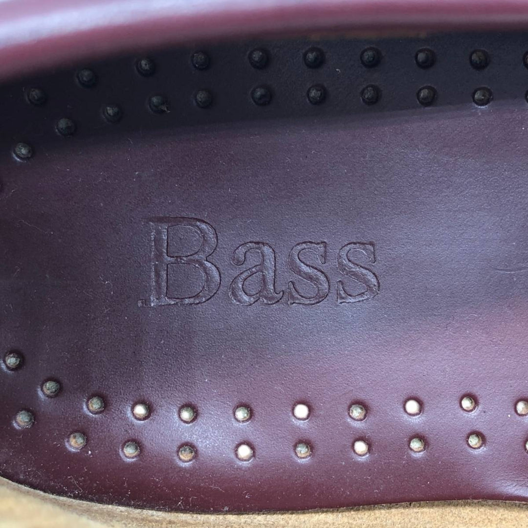 GHBass BASS coin loafers, size 9D Men's 27.0cm genuine leather burgundy type Vintage Second Hand