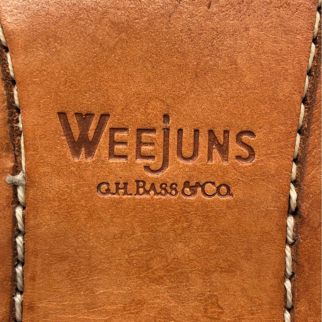 GHBass BASS coin loafers, size 9D Men's 27.0cm genuine leather burgundy type Vintage Second Hand