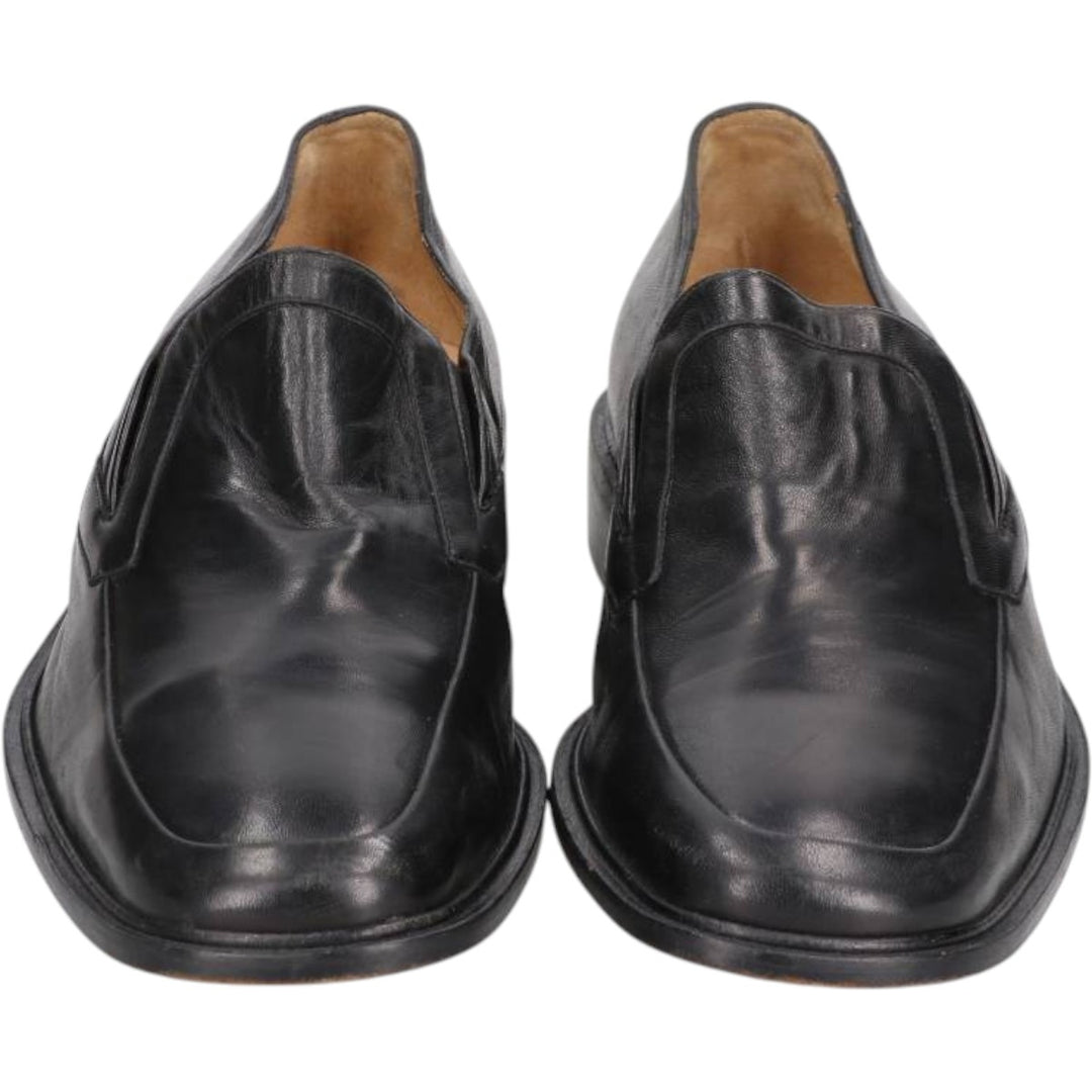 Johnston & Murphy e-collection Square Toe Vamp Loafers, Made in Italy, Size 10 1/2M Men's 28.5cm unclear black type Vintage Second Hand