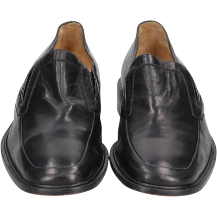 Johnston & Murphy e-collection Square Toe Vamp Loafers, Made in Italy, Size 10 1/2M Men's 28.5cm unclear black type Vintage Second Hand