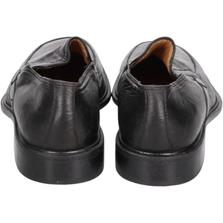 Johnston & Murphy e-collection Square Toe Vamp Loafers, Made in Italy, Size 10 1/2M Men's 28.5cm unclear black type Vintage Second Hand