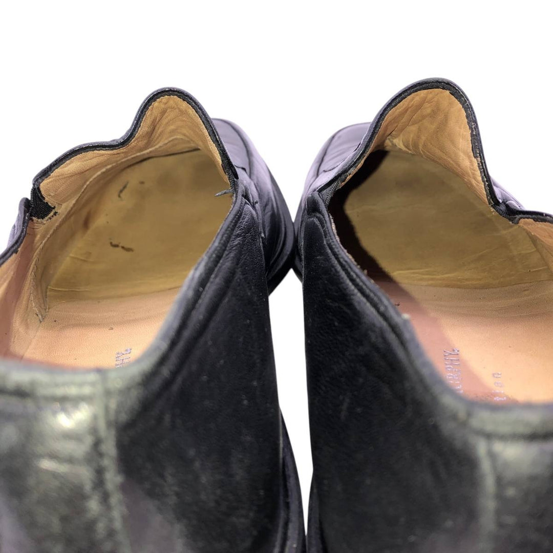 Johnston & Murphy e-collection Square Toe Vamp Loafers, Made in Italy, Size 10 1/2M Men's 28.5cm unclear black type Vintage Second Hand