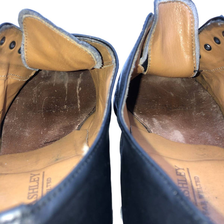 JOHN and ASHLEY Straight Tip Shoes Size 9 Men's 27.0cm unclear black type Vintage Second Hand