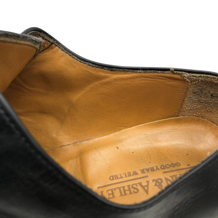 JOHN and ASHLEY Straight Tip Shoes Size 9 Men's 27.0cm unclear black type Vintage Second Hand