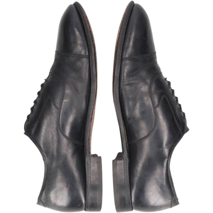 Johnston and Murphy OPTIMA Straight Tip Shoes, Size 10D Men's 28.0cm unclear black type Vintage Second Hand