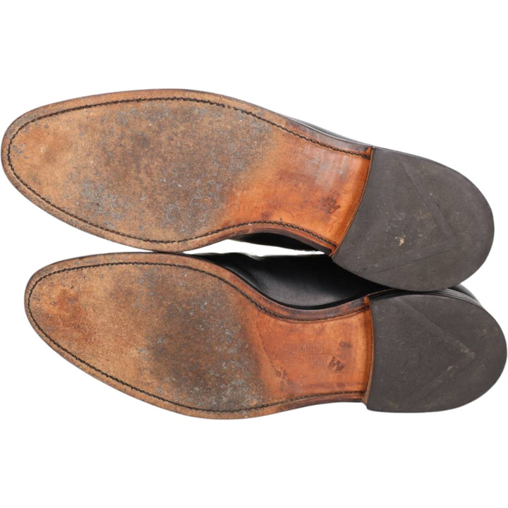 Allen Edmonds Delray U-tip shoes, made in the USA, size 10 1/2D Men's 28.5cm unclear black type Vintage Second Hand