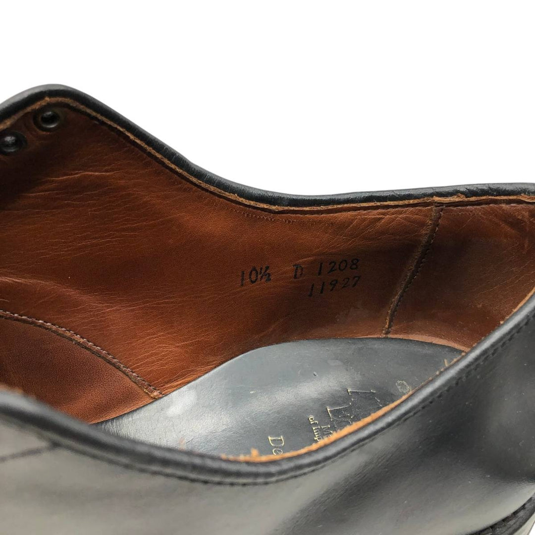 Allen Edmonds Delray U-tip shoes, made in the USA, size 10 1/2D Men's 28.5cm unclear black type Vintage Second Hand